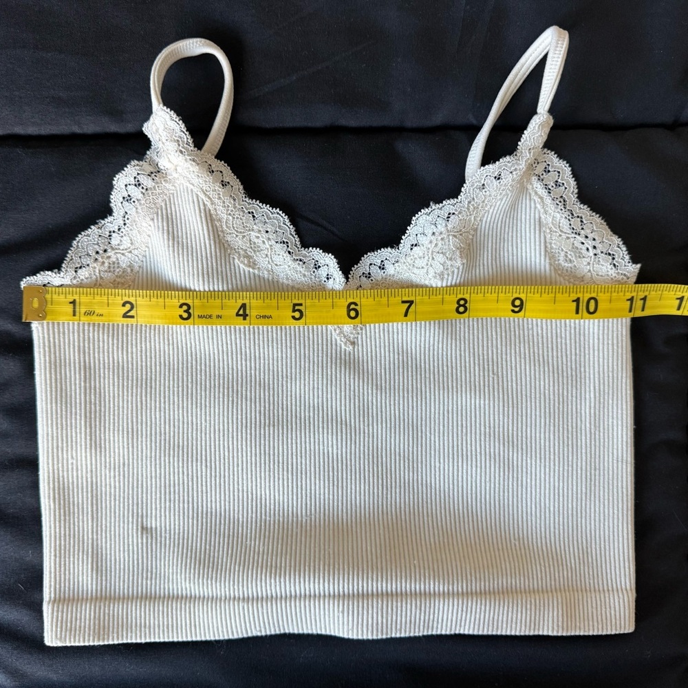wild fable off-white lace trim seamless tank top - Picture 9 of 9